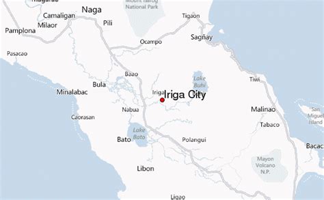 Distance between Iriga City and Sorsogon City .